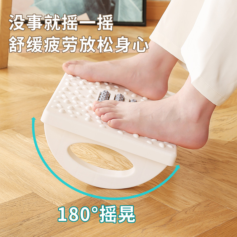 Footrest Under Desk - 家庭用ソファに最適な滑り止め付きフットレスト。大人の方向けで、オフィスデスクの下に置いて足置きとしても使用できます。