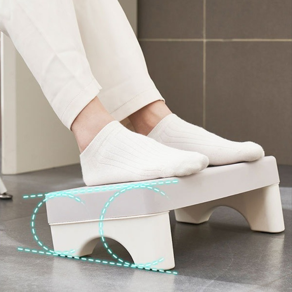 Footrest Under Desk - オフィスデスク用人間工学に基づいたPP製フットレスト。 快適で省スペース。机の下に収納可能。仕事中やソファ、勉強机で使用できます。