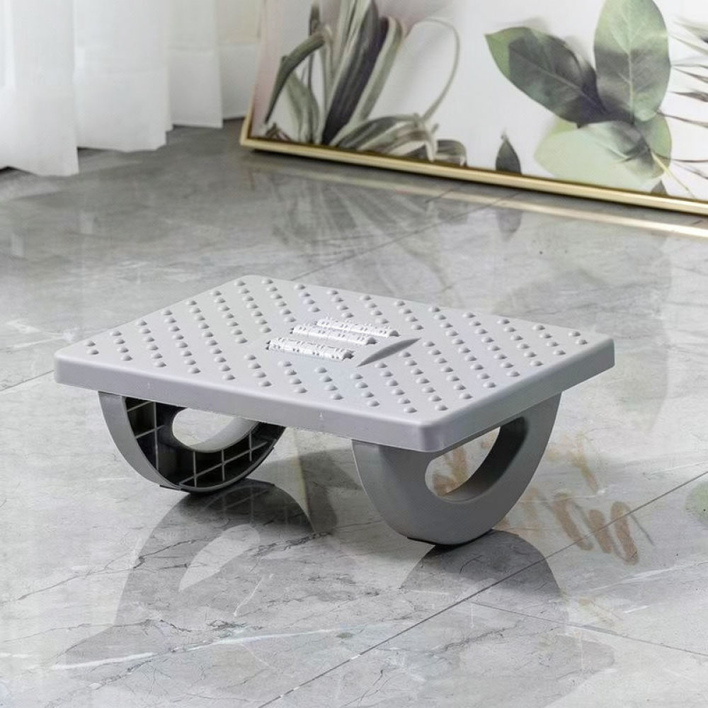 人間工学に基づいた、机の下に設置できるフットレスト。高さ調節 - Footrest Under Desk のレビューと価格