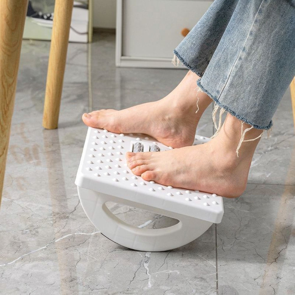 人間工学に基づいた、机の下に設置できるフットレスト。高さ調節 - Footrest Under Desk のレビューと価格